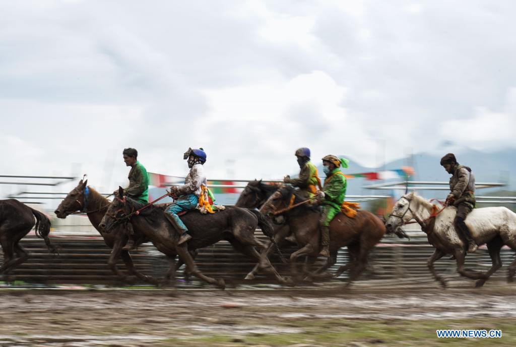 Horse racing activity held in Qinghai