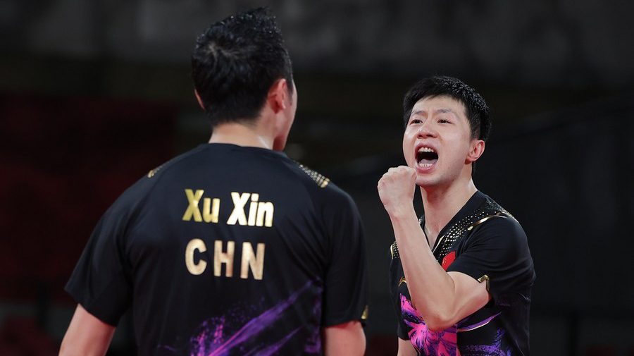 Ma makes history, China wins 4th straight Olympic table tennis men's team title