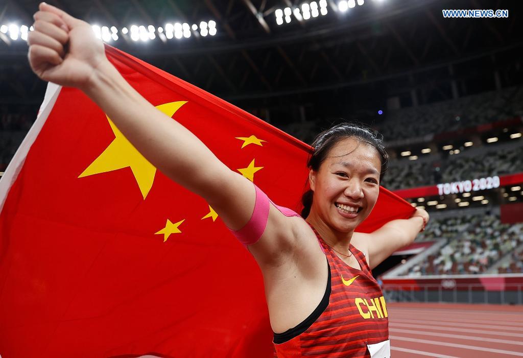 China's Liu Shiying wins China's first Olympic women's javelin gold at Tokyo 2020