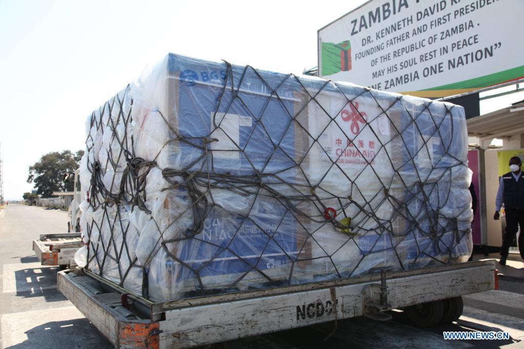 Zambia receives Chinese vaccines in fight against COVID-19 pandemic