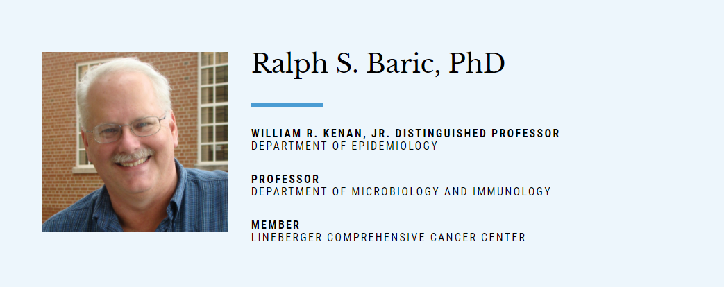 Ralph Baric’s lab under a cloud:  US’ unknown  “super virus” closet 