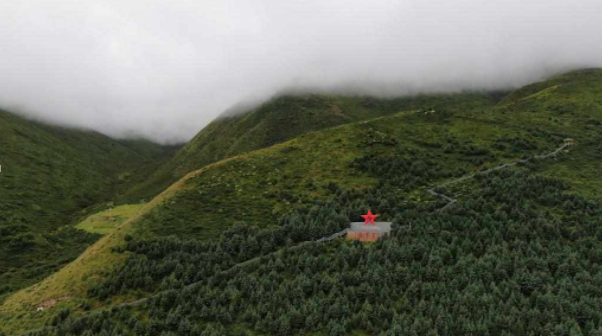 View of Bainma County, Qinghai