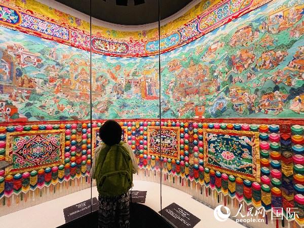 A glimpse of world’s longest thangka painting
