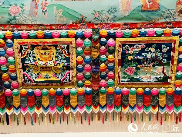 A glimpse of world’s longest thangka painting