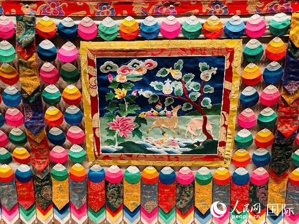 A glimpse of world’s longest thangka painting