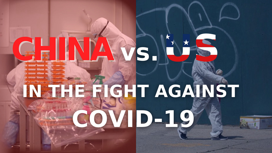 Infographics: China vs. US in the fight against COVID-19