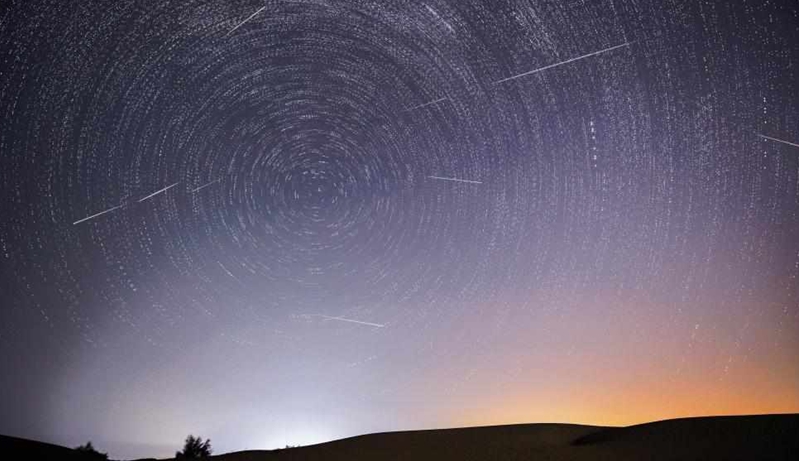 In pics: night sky during Perseid Meteor Shower in Kubuqi Desert