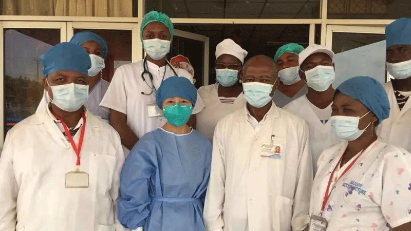 Chinese doctors brave COVID-19 to treat patients in western Cameroon