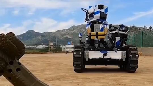Chinese army demonstrates unmanned equipment