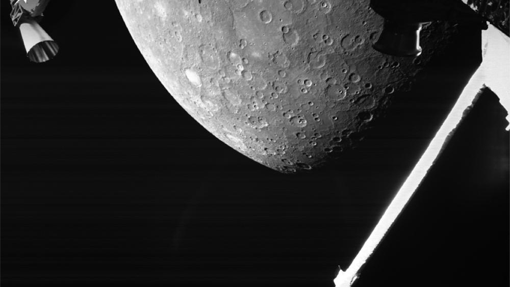Europe-Japan space mission gets 1st glimpse of Mercury