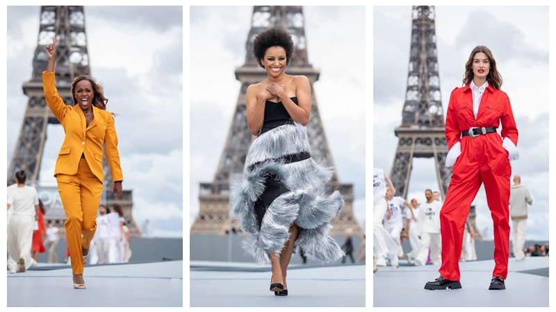 L'Oreal creations at Paris Fashion Week