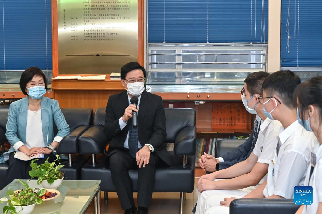Chief administration secretary stresses HK schools' duties in national security education