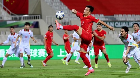 Last-minute winner sees China edge Vietnam in WC qualifier