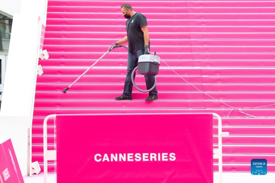 In pics: red carpet area of Cannes International Series Festival