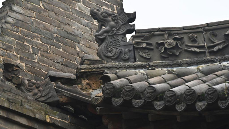 Over 1,700 cultural relic sites under repair after downpours hit China's Shanxi