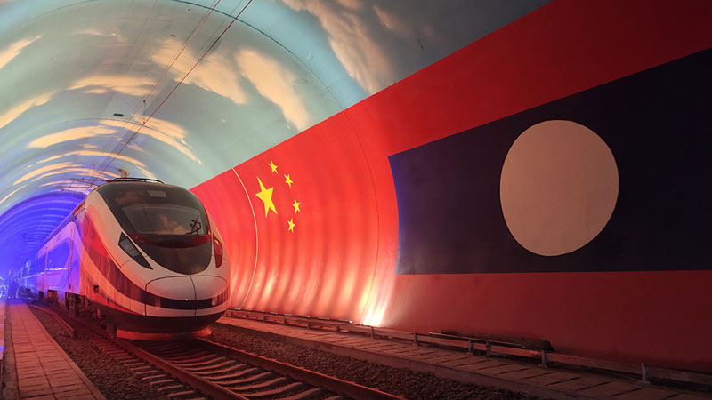 Bullet train for China-Laos railway arrives in Vientiane