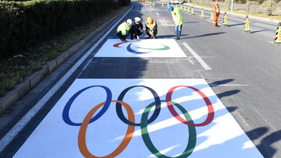 Beijing sets up traffic lanes reserved for Winter Olympics