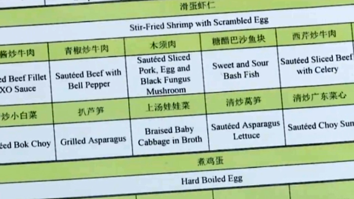 Beijing releases canteen menu for Winter Olympic athletes
