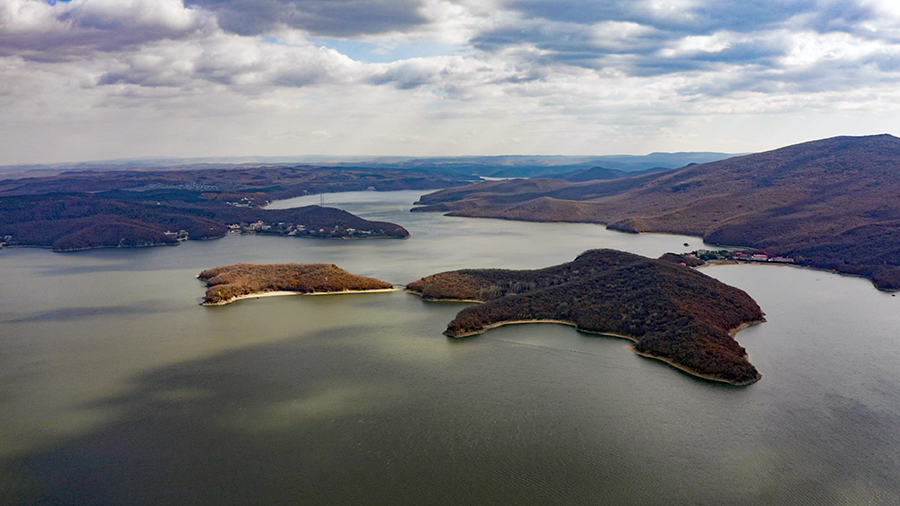 Dense forest and rushing river, Diaoshui Lake, Jingpo Lake National  Geopark, Mudanjiang, Heilongjiang Province, China Stock Photo - Alamy