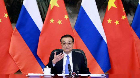 Chinese premier urges enhanced pragmatic cooperation with Russia
