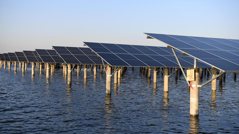 PV power station at Jiangji reservoir in Hefei successfully connected to grid