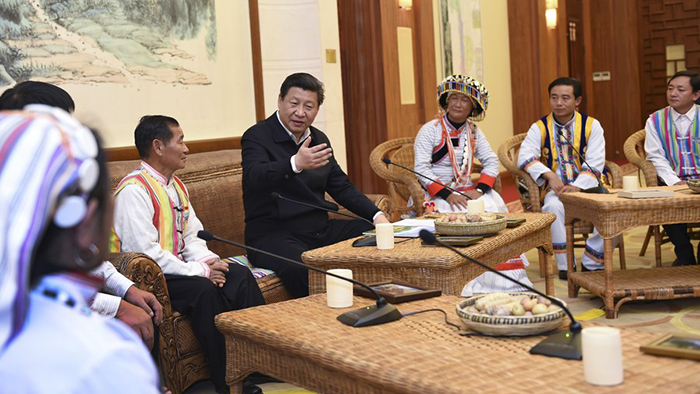 Xi's letters to Dulong people