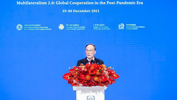 Chinese VP urges consensus, confidence for common development