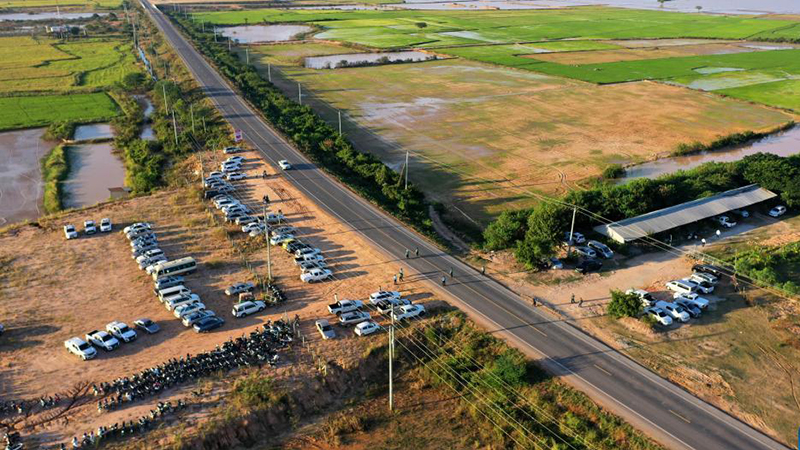 Chinese-built national road inaugurated in S.E. Cambodia