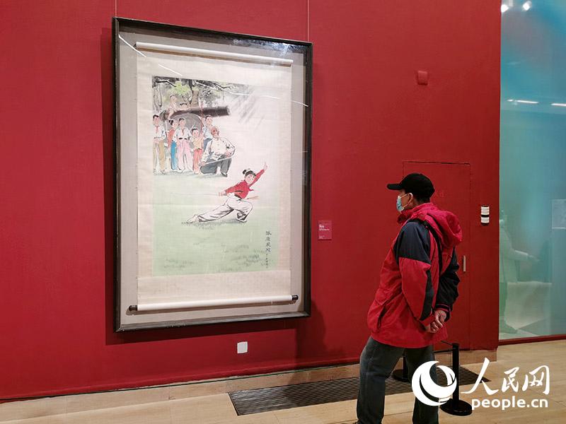 Over 160 Olympic-themed artworks now on display at National Art Museum of China in Beijing