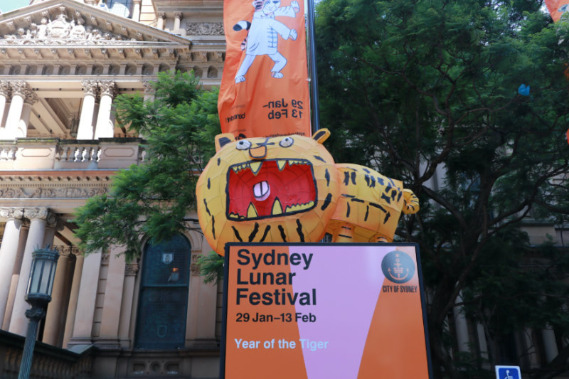 Photos: Decorations for Chinese Lunar New Year adorn the streets of Sydney