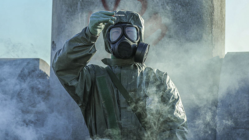 PAP soldiers in emergency response training against chemical accidents