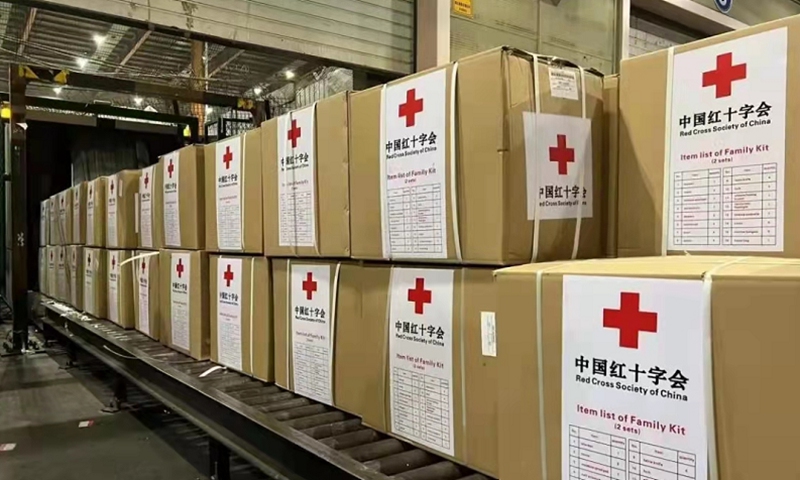China sends first batch of humanitarian aid to Ukraine