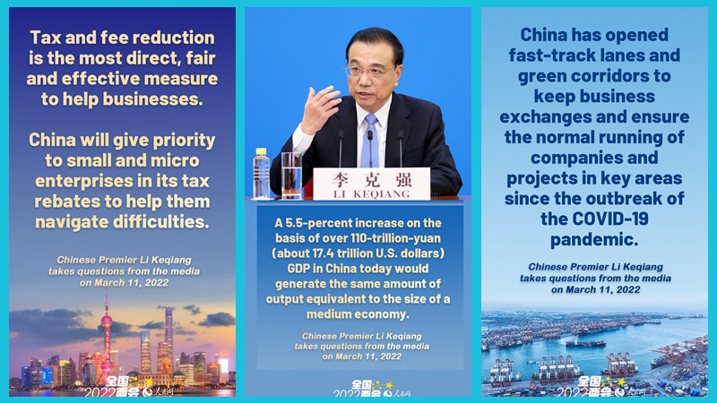 Infographics: Premier Li takes questions from the media