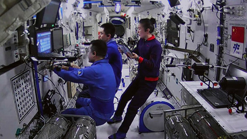 China's Shenzhou-13 taikonauts preparing for return in April