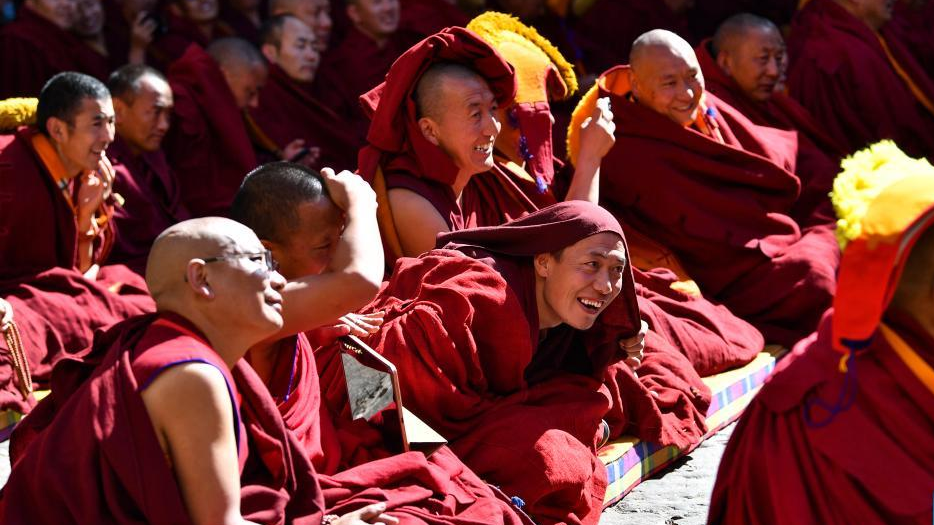 13 monks receive 'doctoral degree' of Tibetan Buddhism