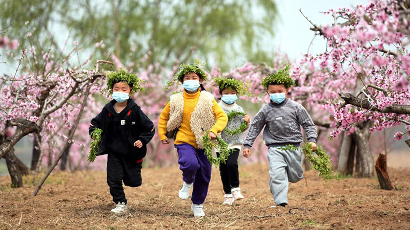 People across China enjoy spring view during Qingming Festival