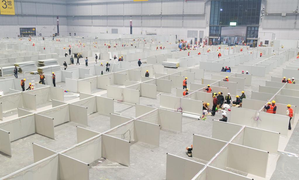 Shanghai converts National Exhibition and Convention Center into makeshift hospital