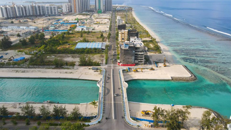 Feature: "New connections" -- China bridges gap in Maldives' hottest growth spot