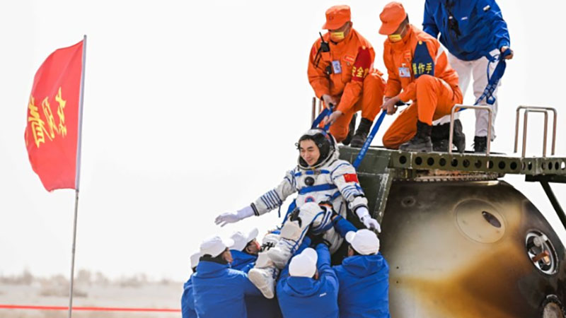 Shenzhou-13 astronaut Ye Guangfu: My space dream is fulfilled