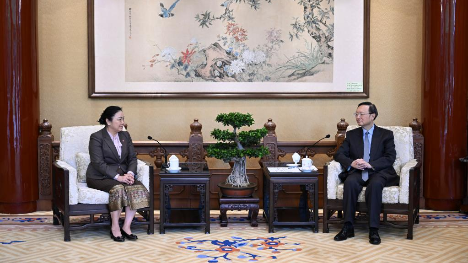 Senior Chinese diplomat meets with Cambodian, Lao ambassadors