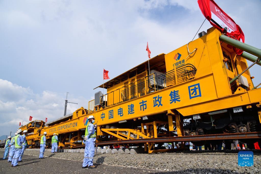 Track laying for Jakarta-Bandung High Speed Railway kicks off