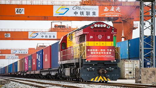 Xi'an launches first freight train to Vientiane via China-Laos Railway