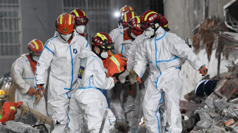Death toll rises to 26 in central China building collapse