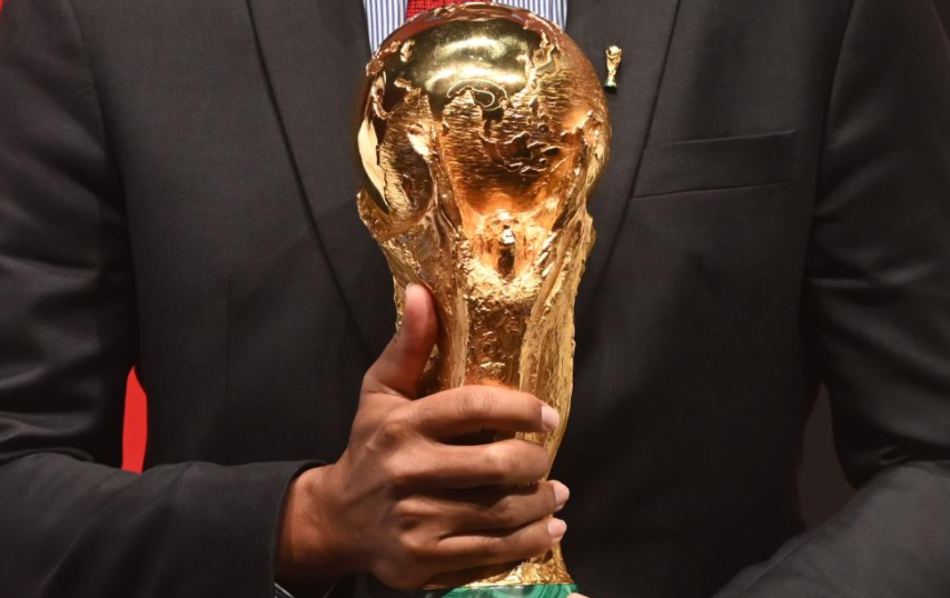FIFA World Cup trophy on display in Kuwait