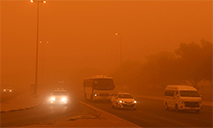 Strong dust storm hits Kuwait City