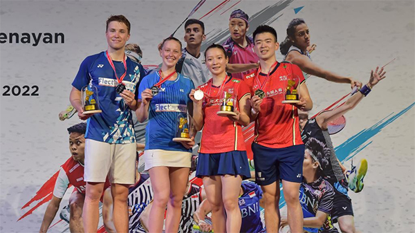 China wins three golds at badminton's Indonesia Masters