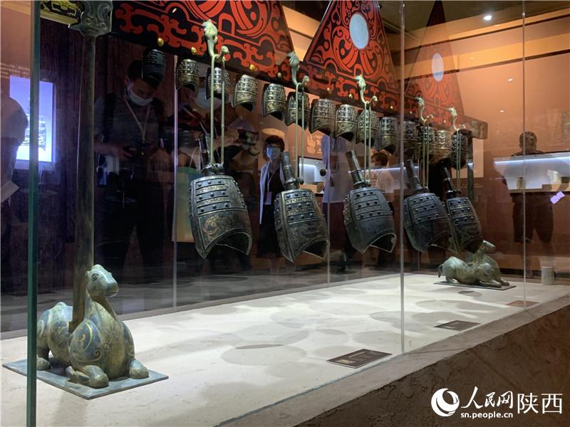 Museum in NW China’s Shaanxi displays unearthed Haihunhou tomb artifacts