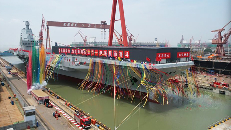 China's voyage of aircraft carrier