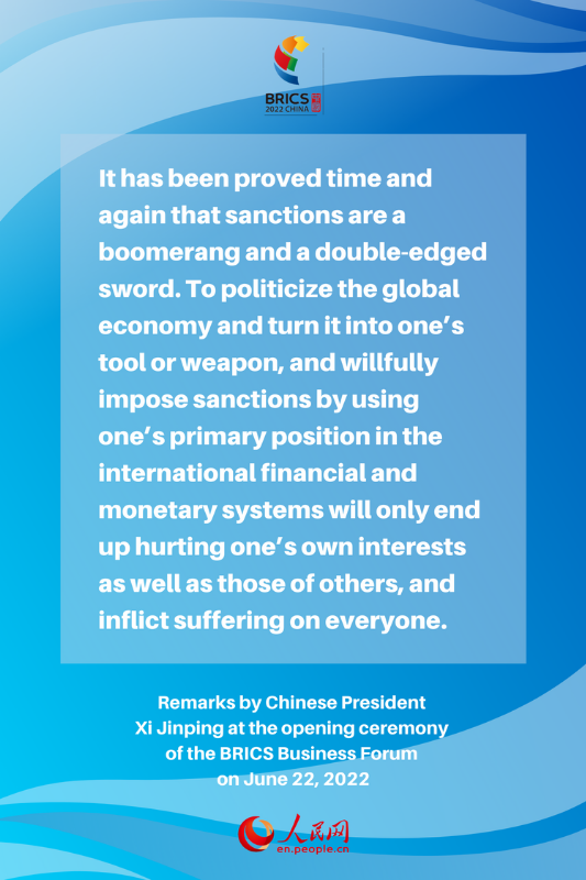 Infographics: Xi offers answers to questions of the times at BRICS forum