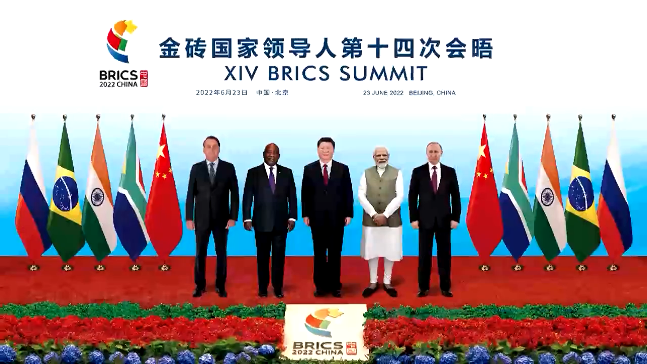 Xi hosts 14th BRICS Summit